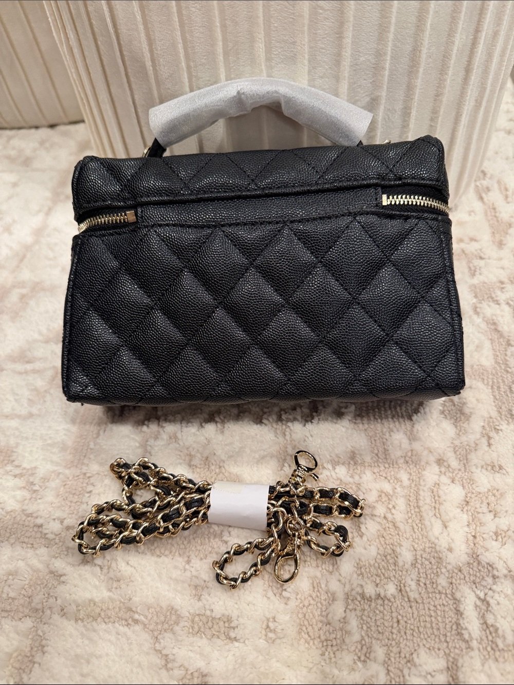 Chanel makeup bag (8” long x 5” height) - Picture 4 of 4